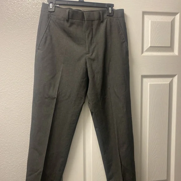 j ferrar slim fit dress pants J. Ferrar Dress Pants Mens 33 Gray Slacks Slim Fit